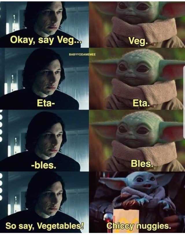 Baby Yoda Meme Snackies Movie Wallpaper